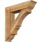 Ekena Millwork Balboa Traditional Rough Sawn Bracket w/ Offset Brace, Western Red Cedar, 8"W x 34"D x 34"H BKT0806X34X34BOA01RWR - alternate 1